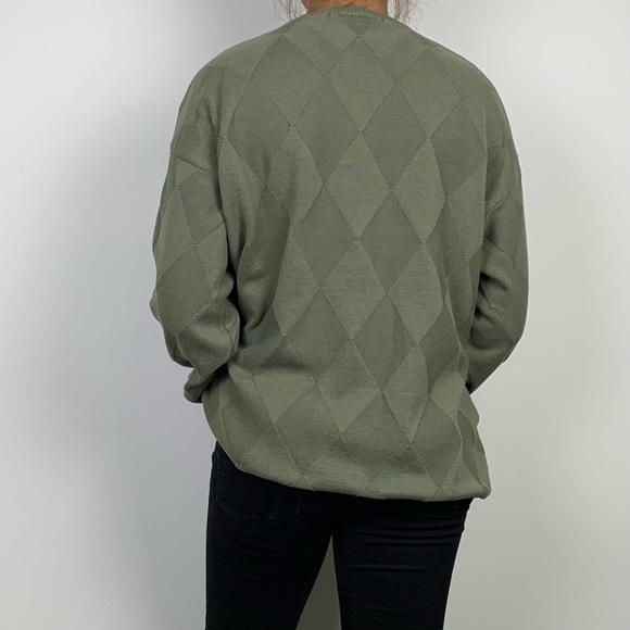 Vintage Northern Isles 100% Cotton Grandpa Sweater - Picture 3 of 8